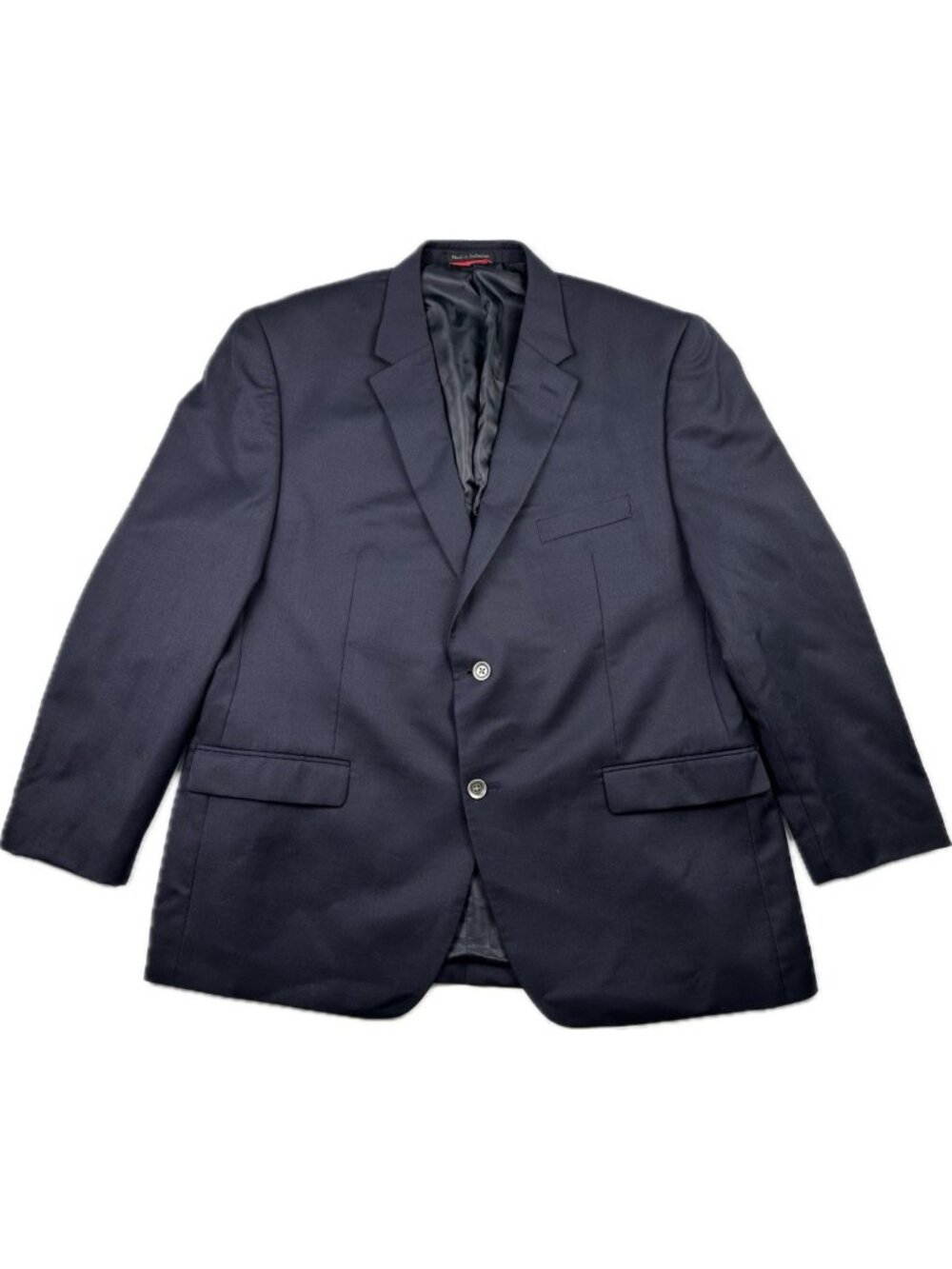 Chaps Men’s Wool Suit Blazer Navy Blue 48R Sport Coat